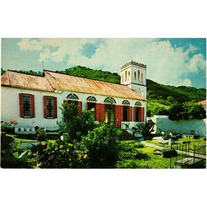 Anglican Church in Roadtown Tortola British Virgin Islands Postcard